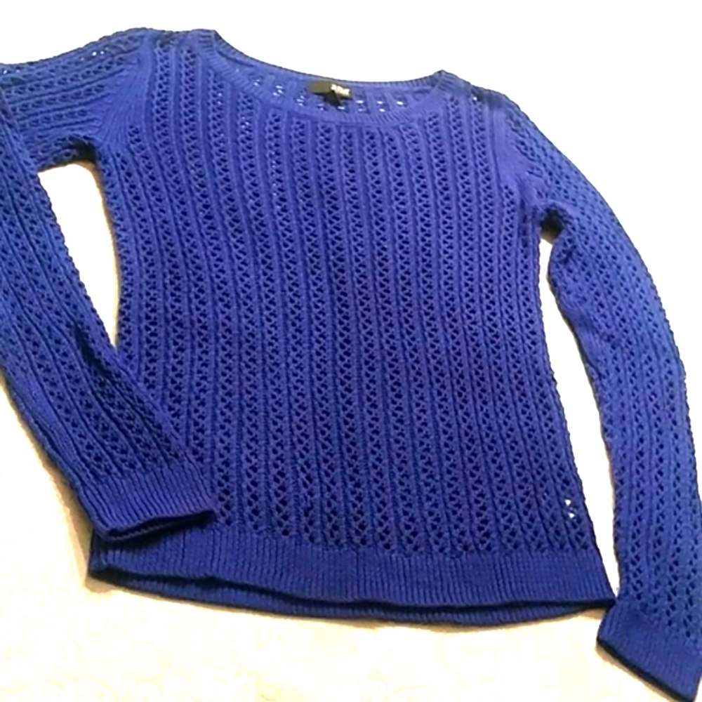 a.n.a. royal blue  sweater, Size Medium